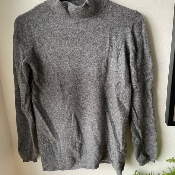 Stile Benetton mock neck Grey wool sweater Size small (Angora wool) - Picture 6 of 6